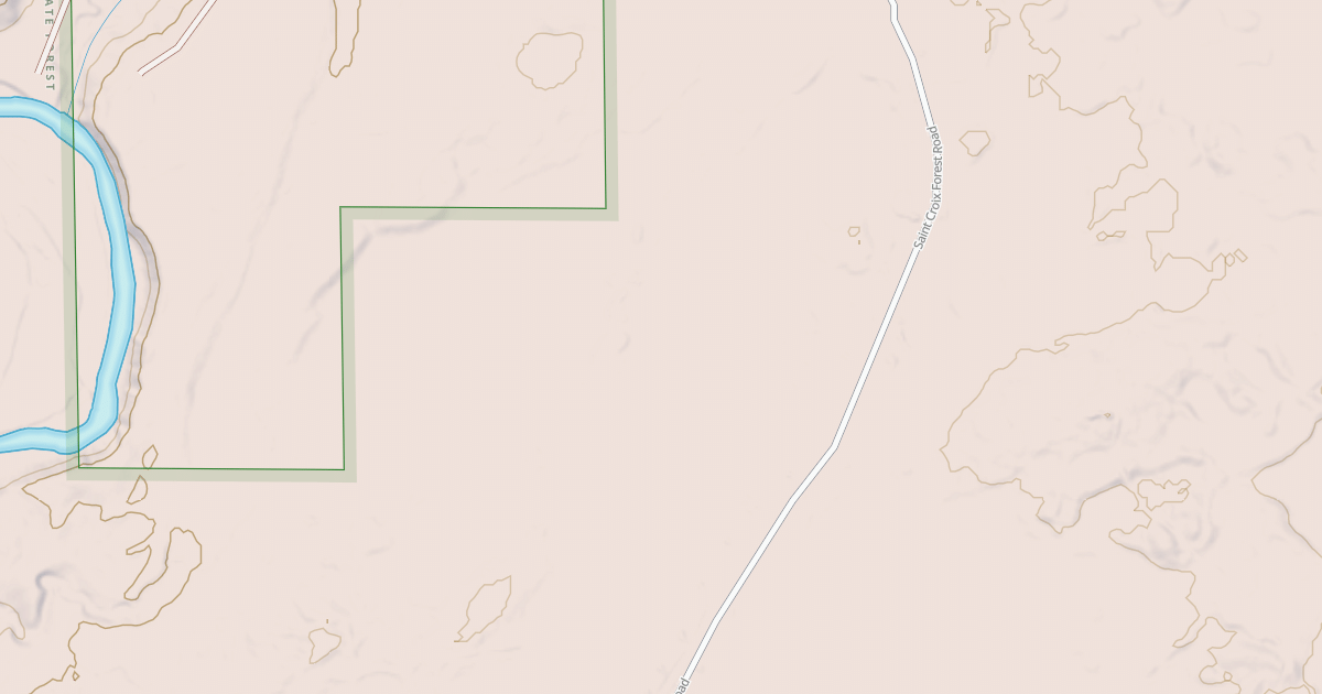Map preview of Pine Riders Trail: St. Croix State Forest