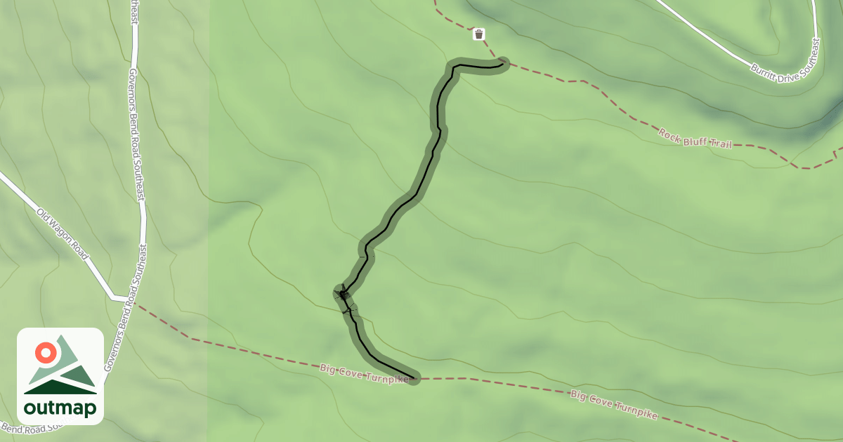 Map of Discovery South Trail
