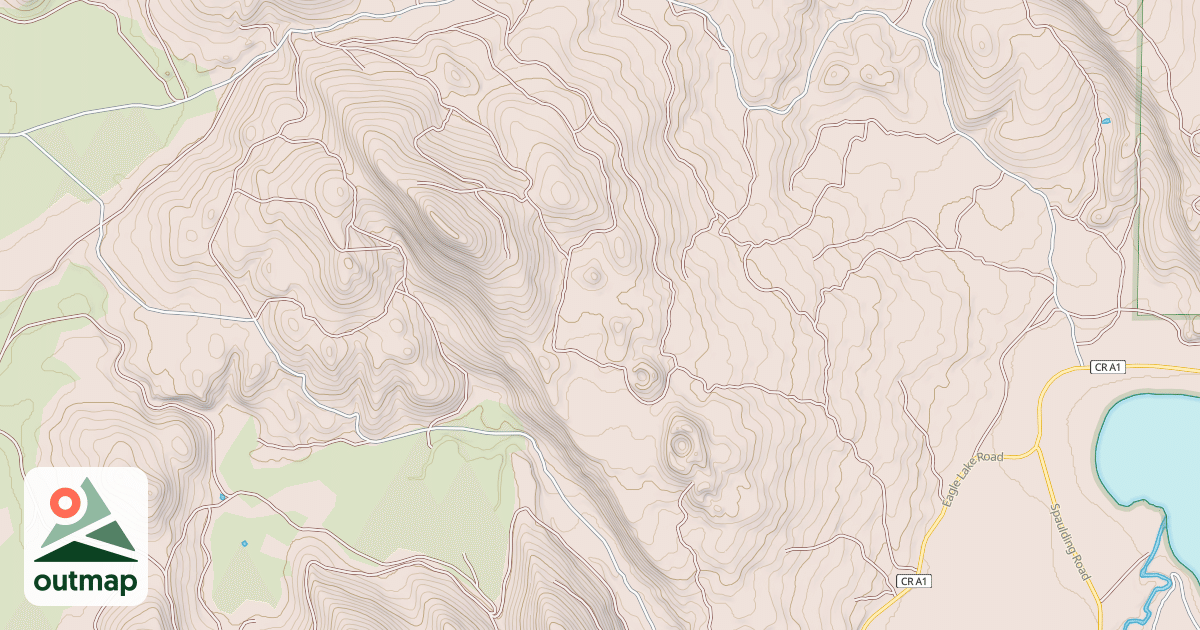 Map of CAVE MTN