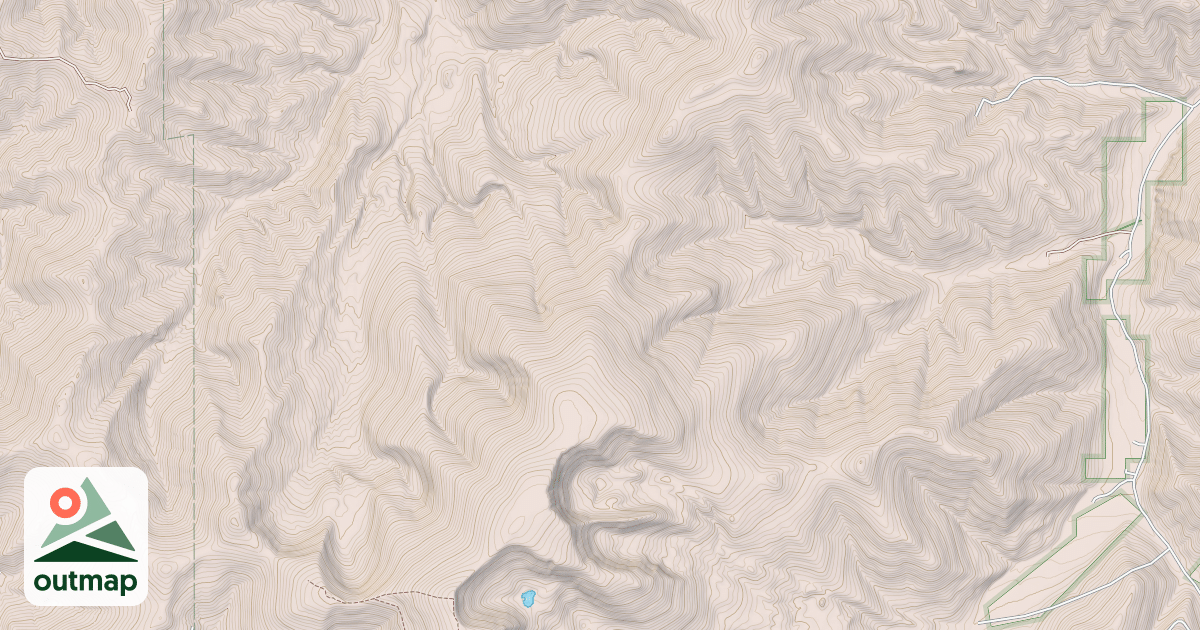 Map of Big Baldy