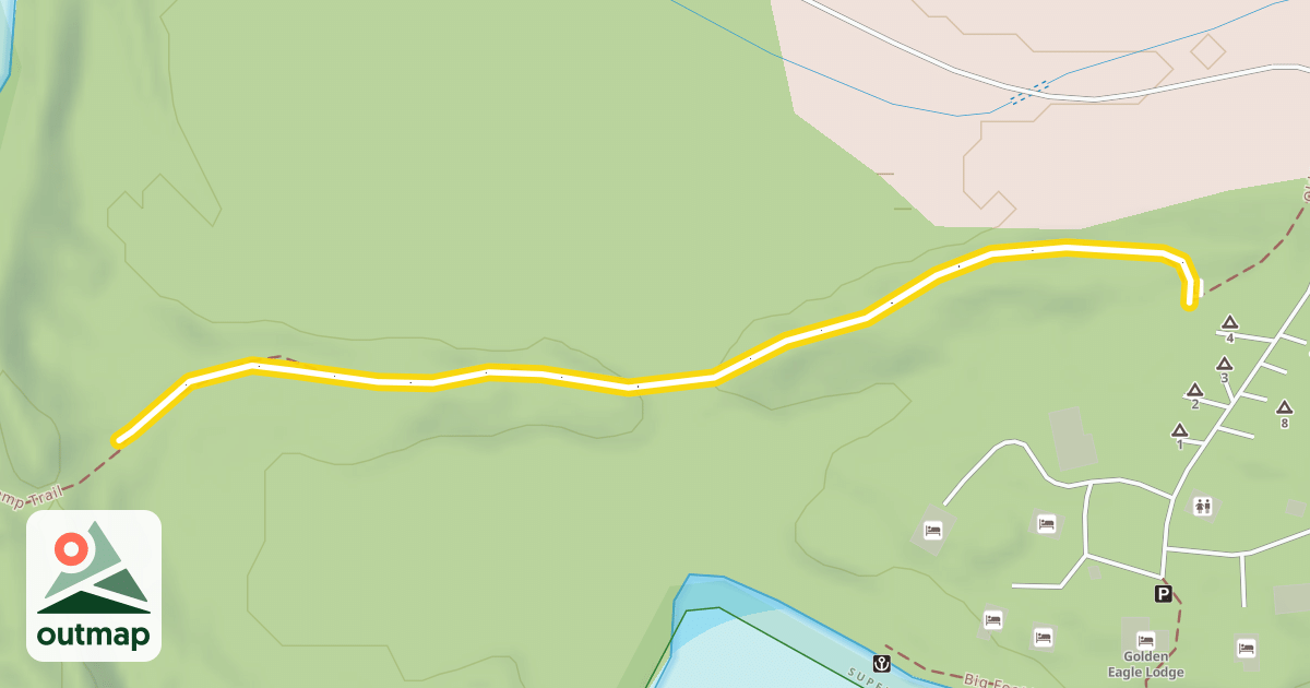Map of Old Logging Camp Trail