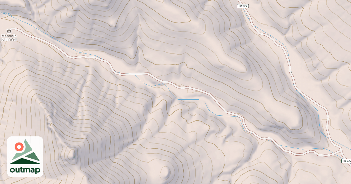 Map of Moccasin John