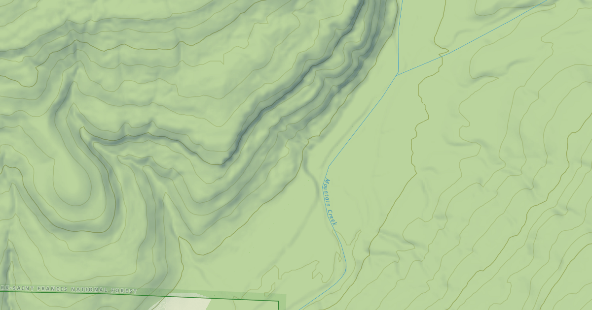 Map preview of MOUNTAIN CREEK