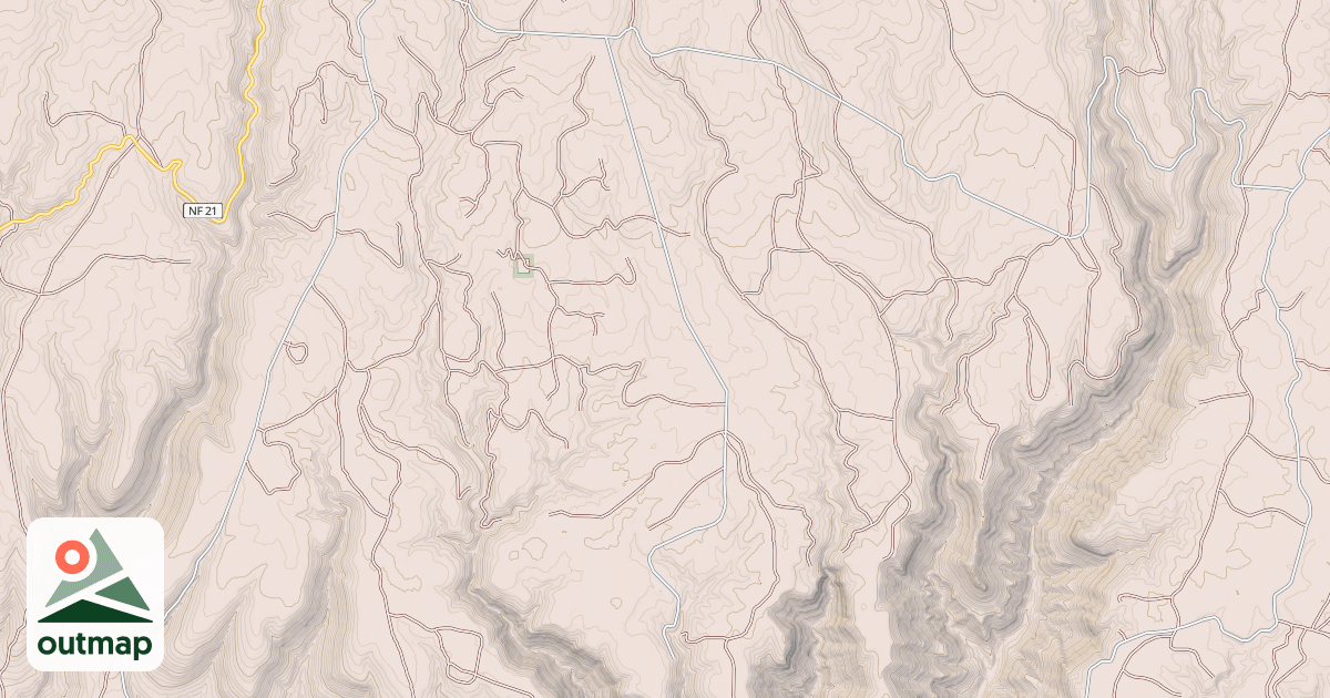 Map of USFS Motor Vehicle Use Map Roads {9A31BAEB-1316-4324-85E1-85FB4ABF875A}