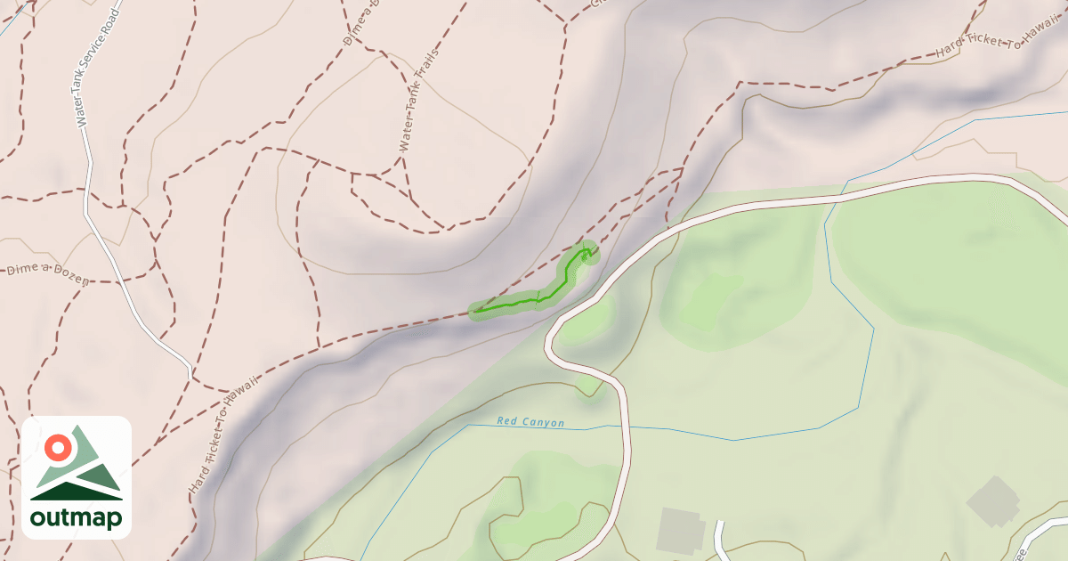 Map of Water Tank Trails