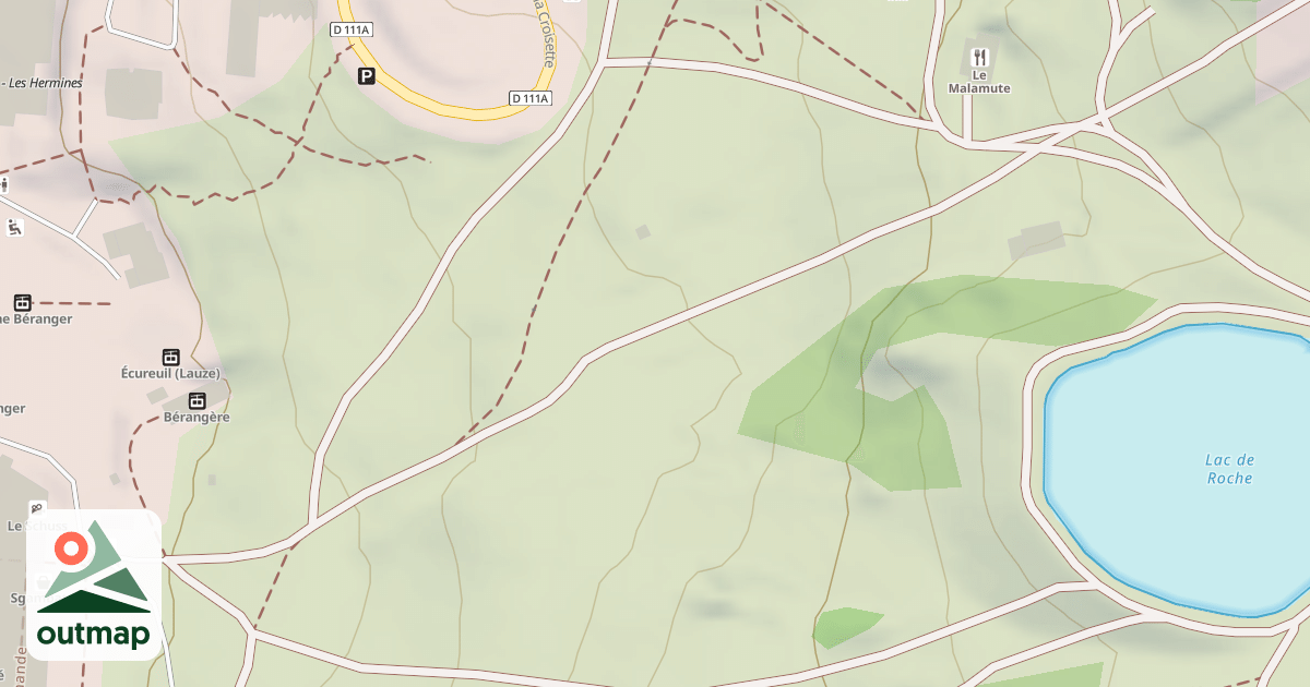 Map of Initiatique park