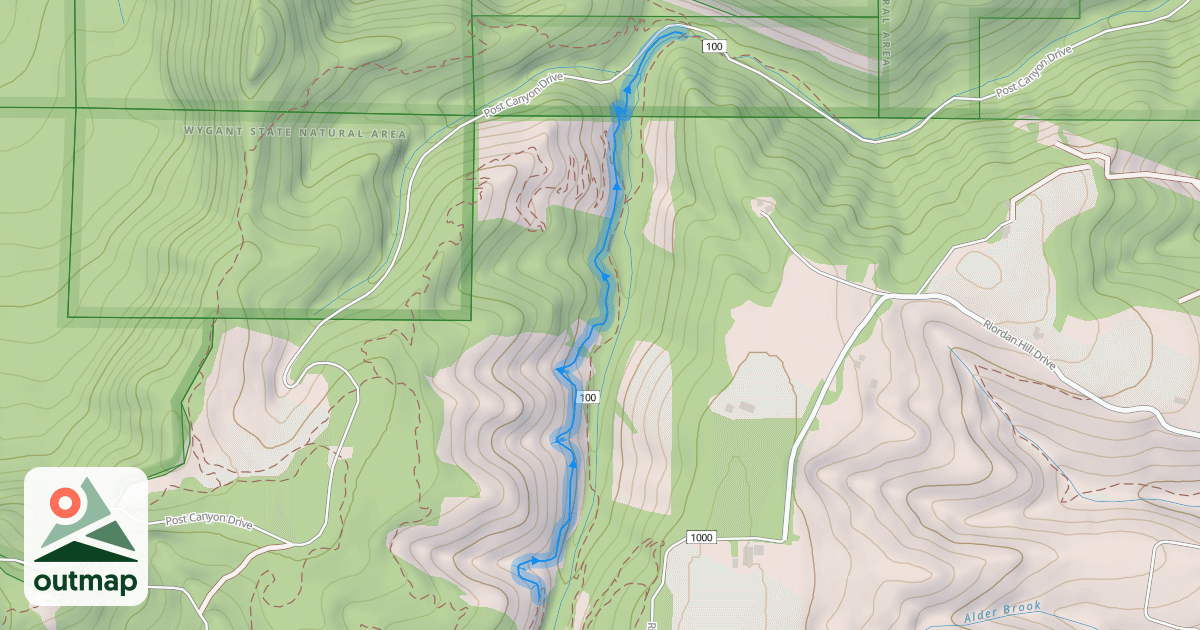 Map of Kleeway Trail (101)