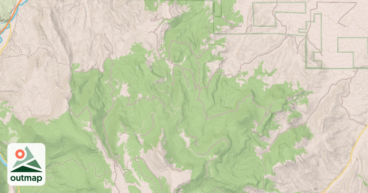 Map of Wolf Creek