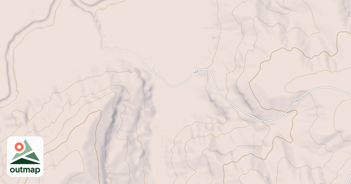 Map of 743A