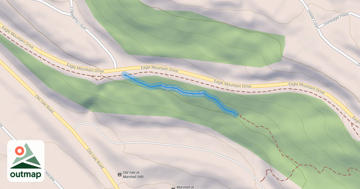 Map of Eagle Mountain Trail