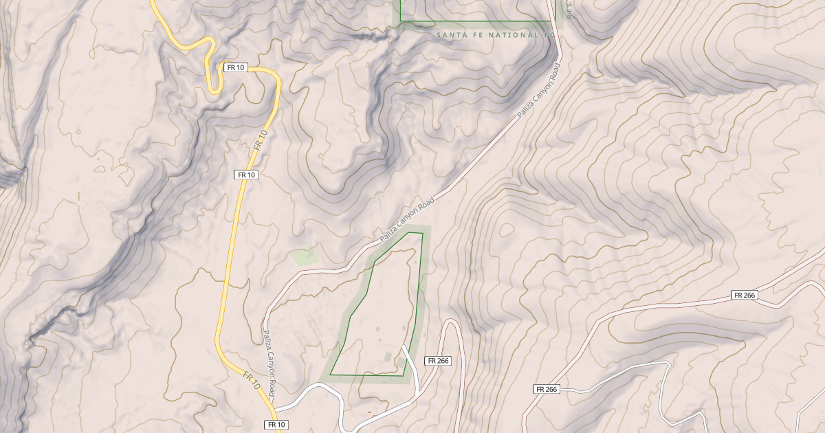 Map preview of PALIZA CANYON