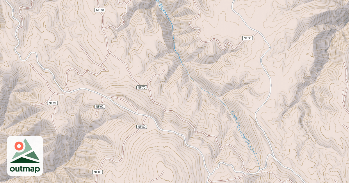 Map of PILE SADDLE