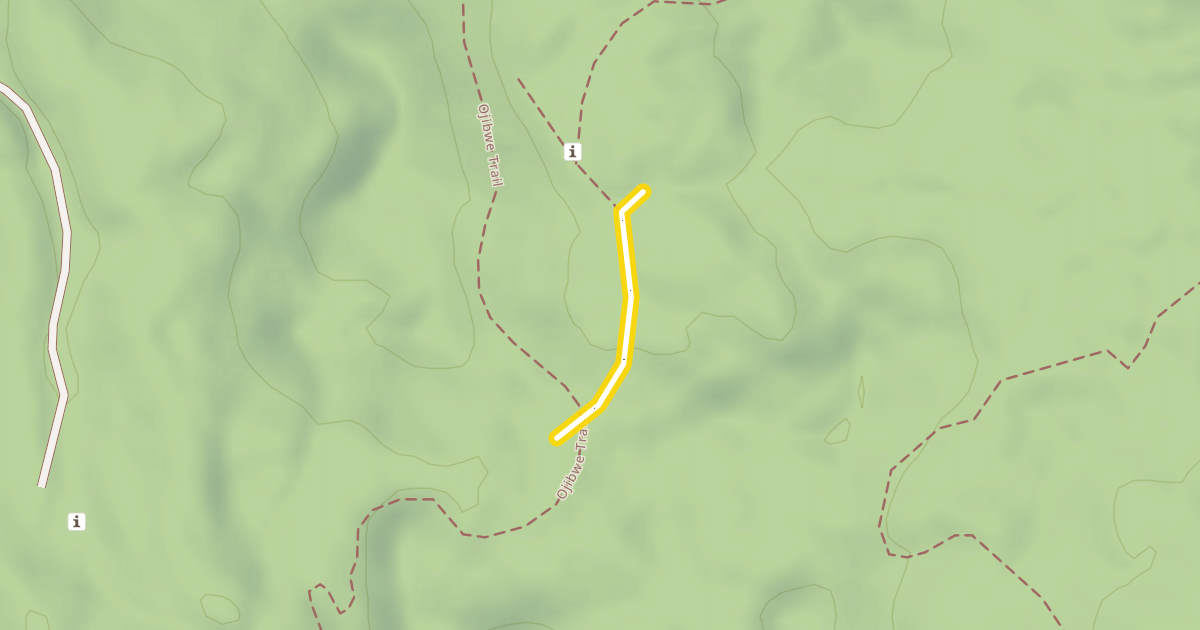 Map preview of North End Ski Trail