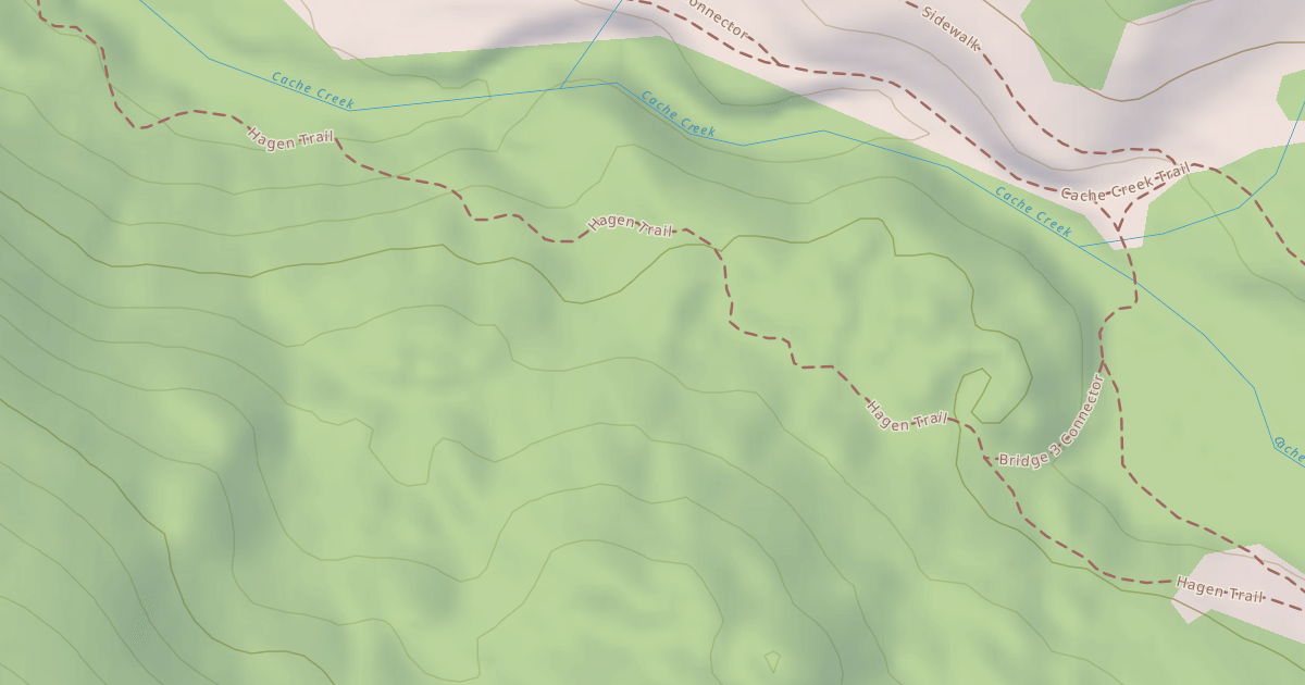 Map preview of Cache Creek Snow