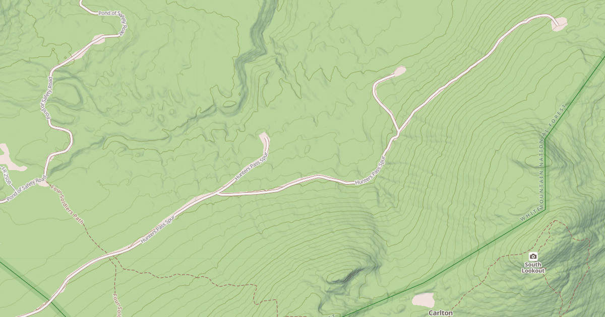 Map preview of HUNTER PASS SPUR