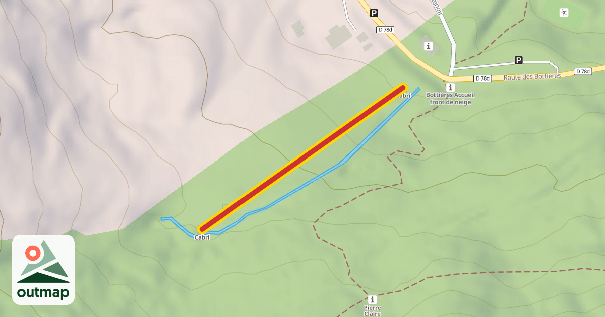 Map of Cabri
