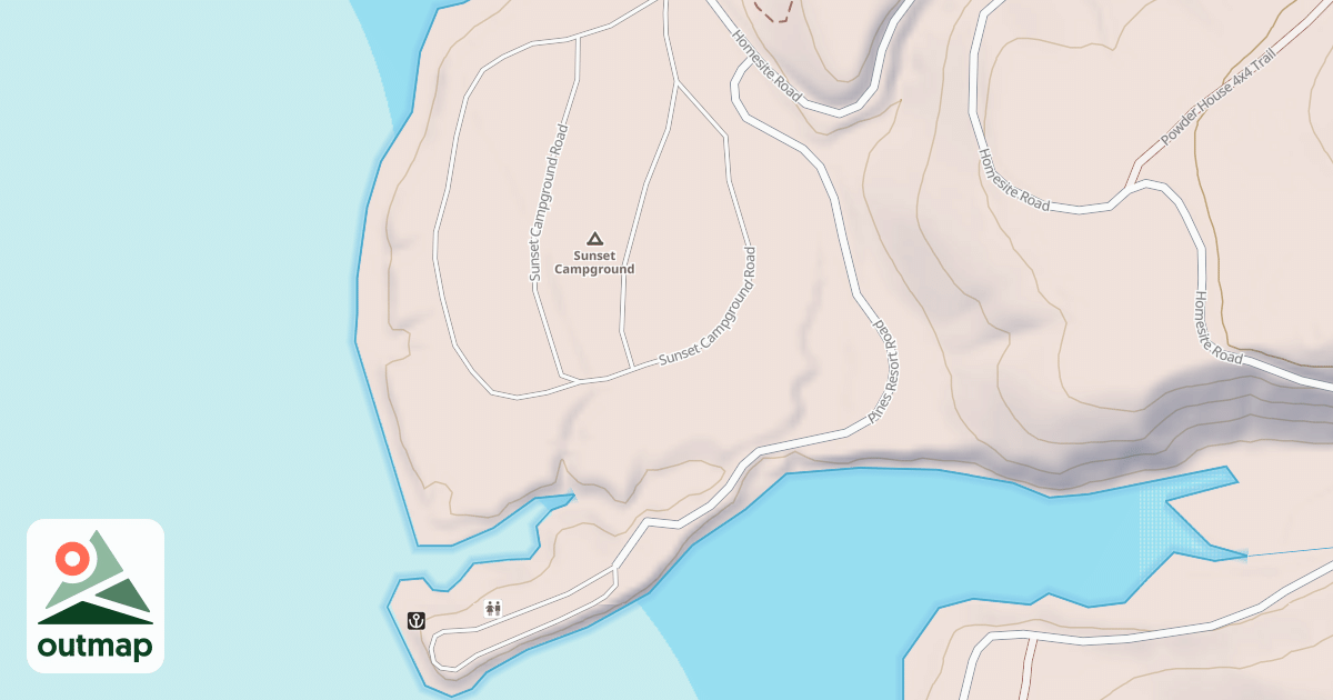 Map of PINES RESORT