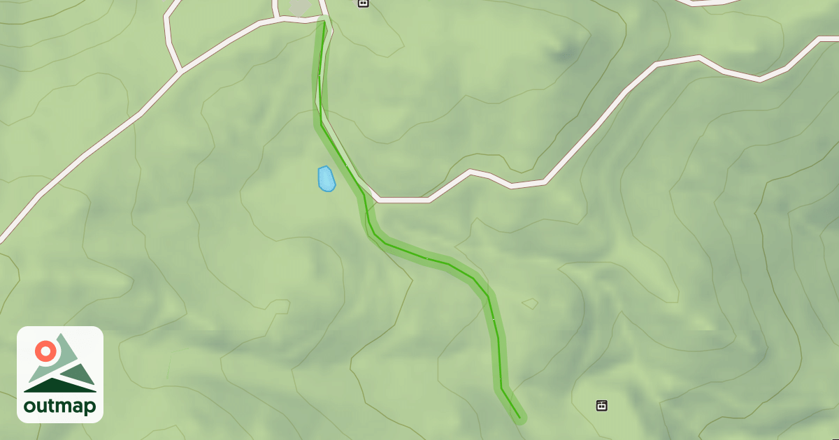 Map of Chair 2 access trail