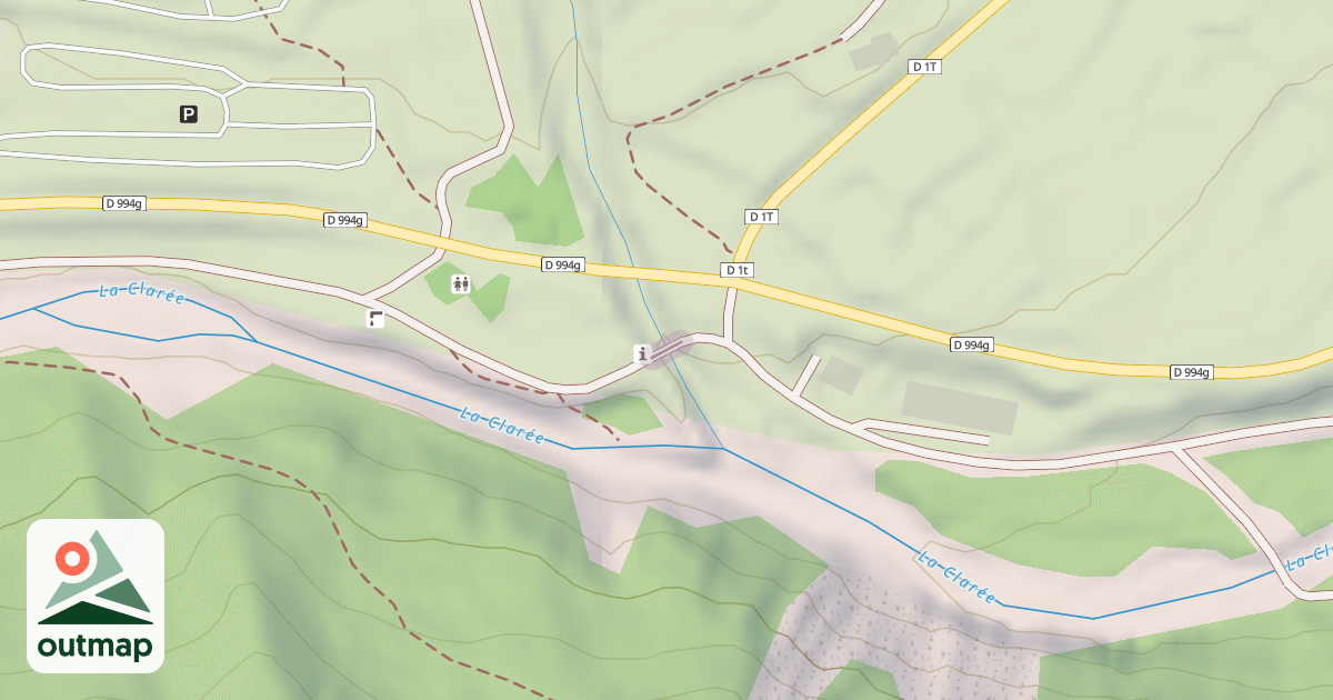 Map of Pont du Roubion