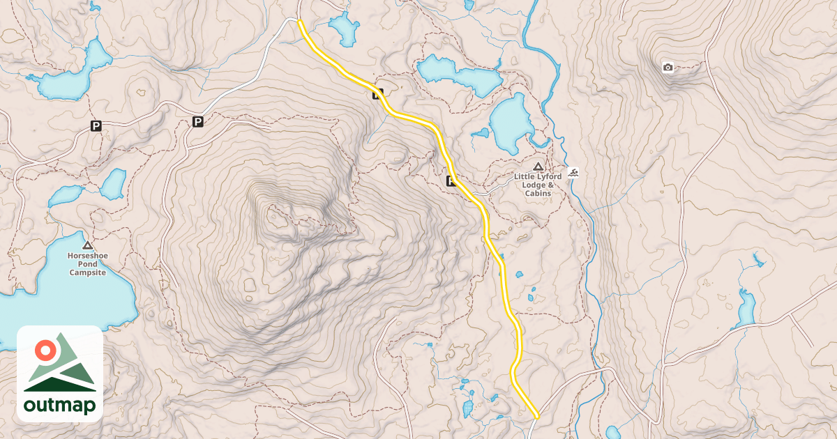 Map of Upper Valley Road