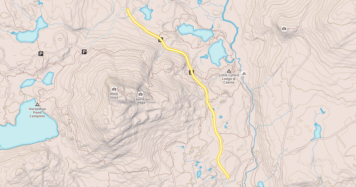 Map preview of Upper Valley Road