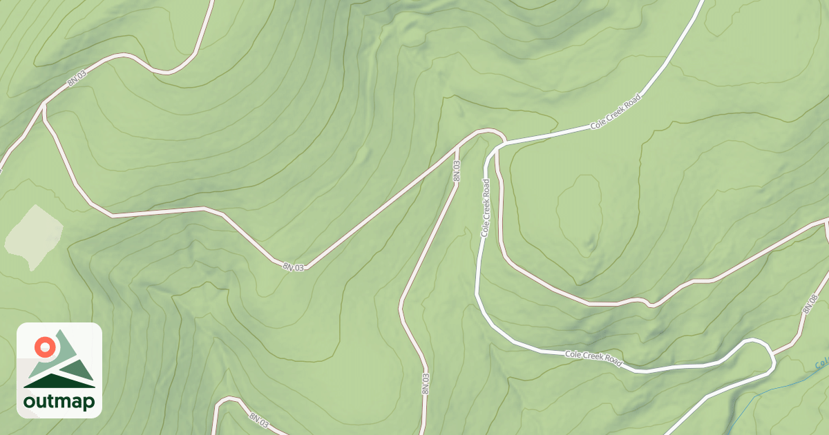Map of COLE MUD