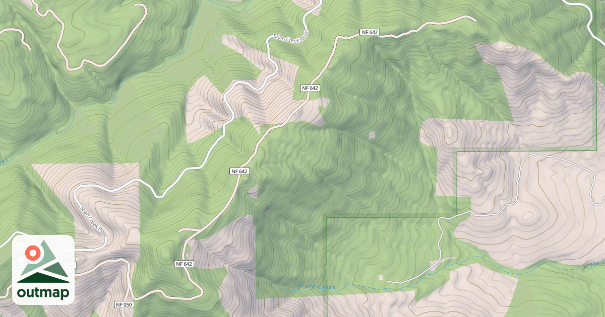 Map of ADAMS SPUR