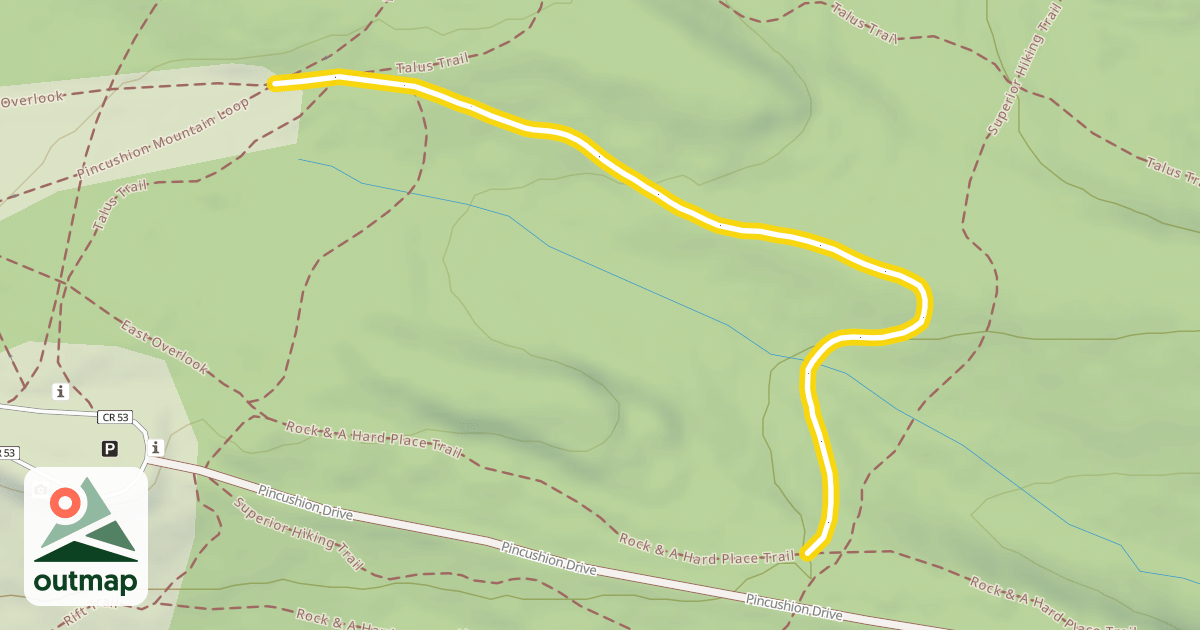 Map of East Overlook