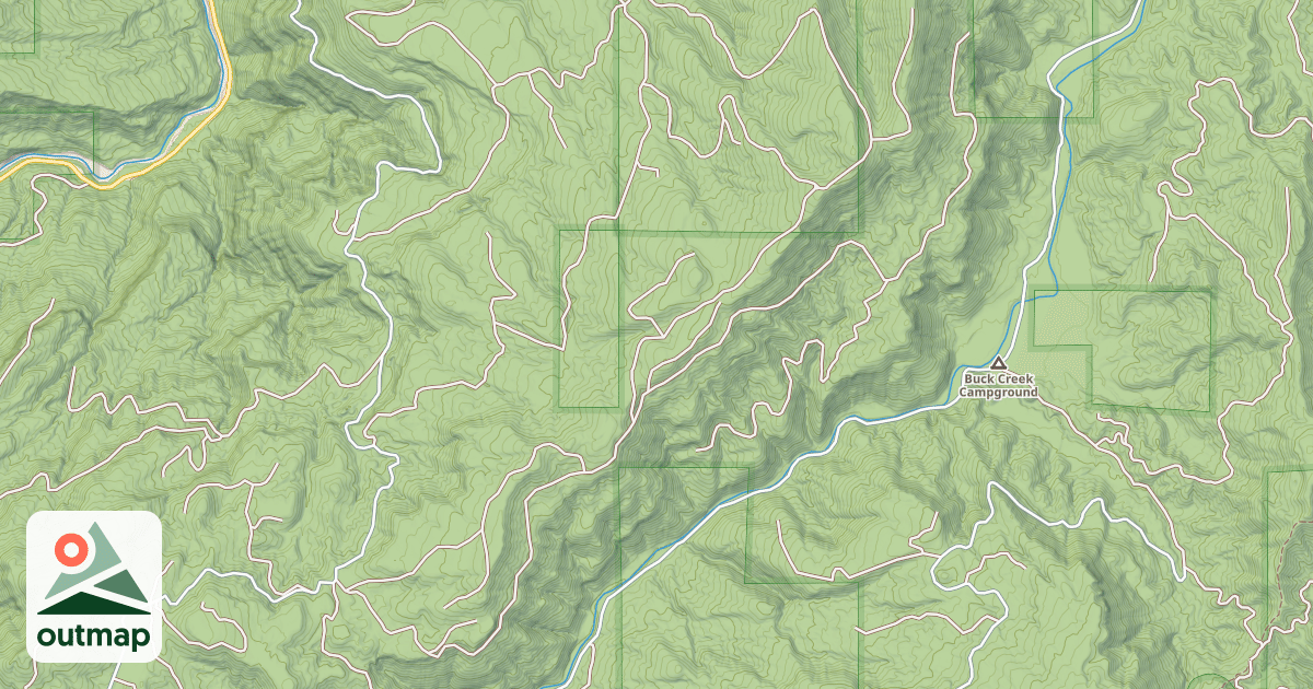 Map of HILLIS CREEK