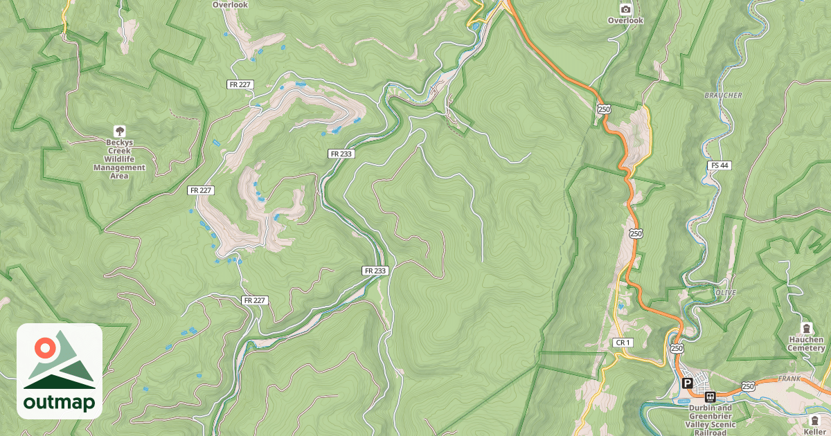 Map of MOWER EAST