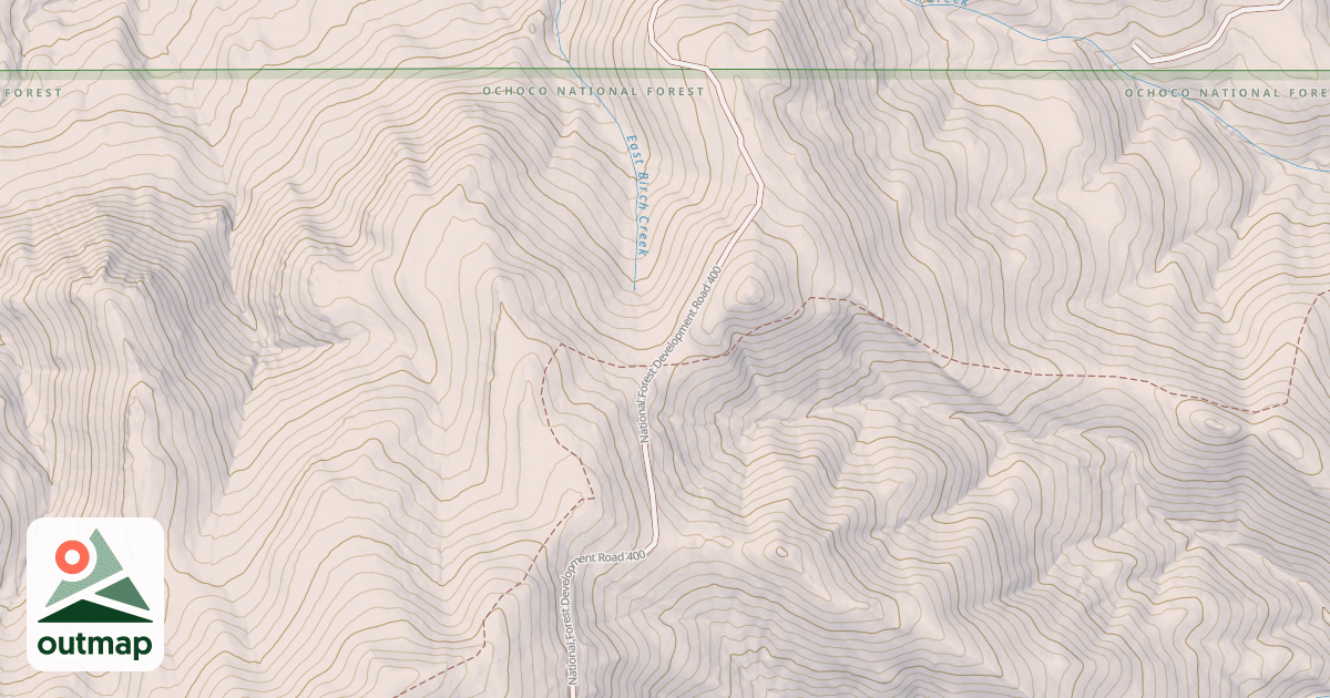 Map of USFS Motor Vehicle Use Map Roads {3D2810D1-45E4-42FB-9540-913E8AEA3329}