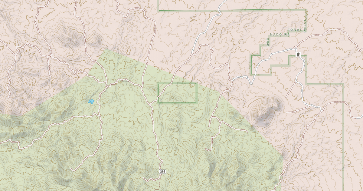 Map preview of COTTONWOOD CANYON