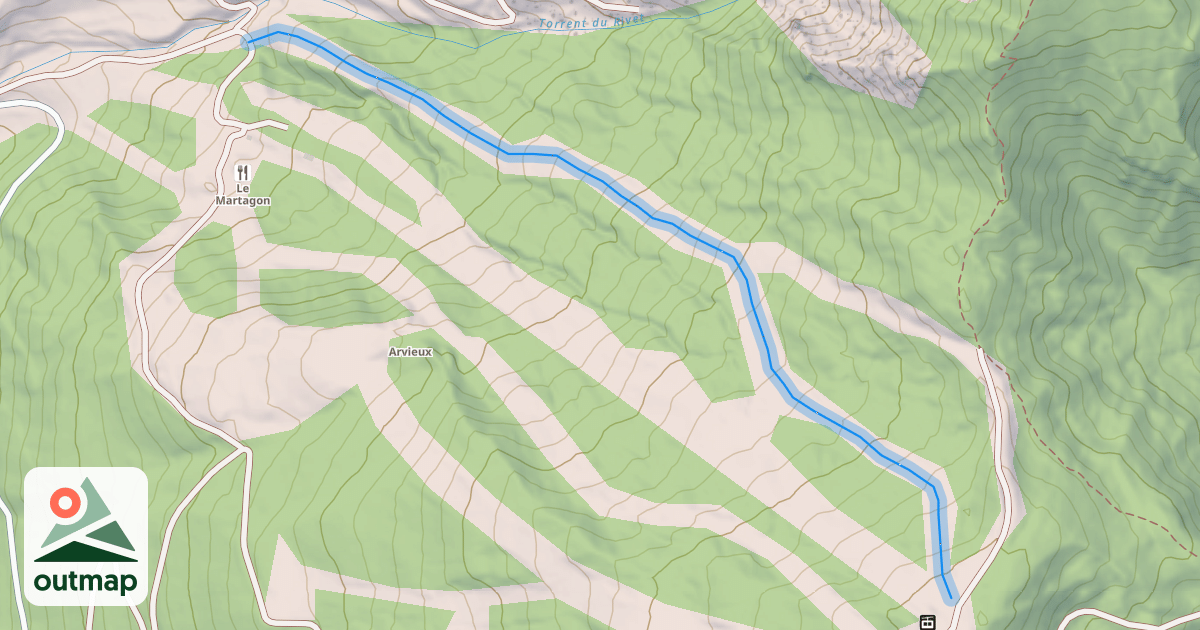 Map of Le Chamois