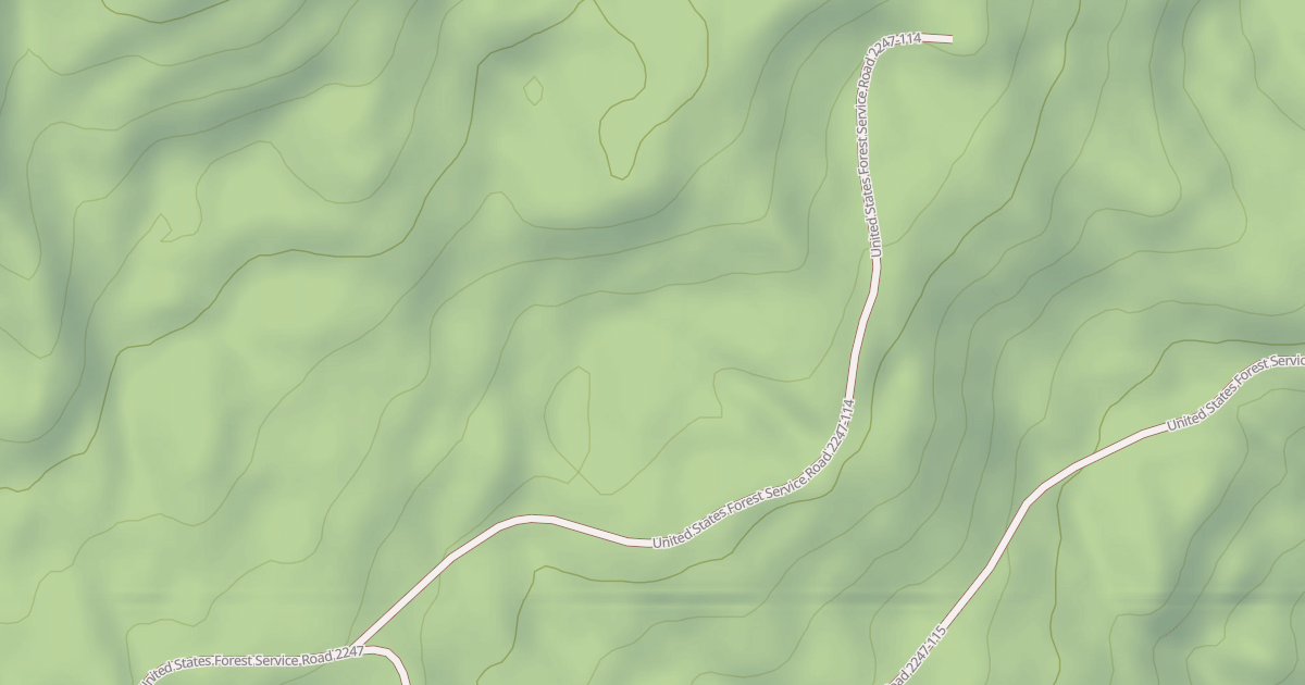 Map preview of USFS National Forest System Roads {EE8FF141-33C5-4635-BB65-90A915BF2B66}