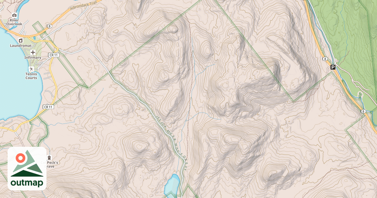 Map of Gilmantown Trail