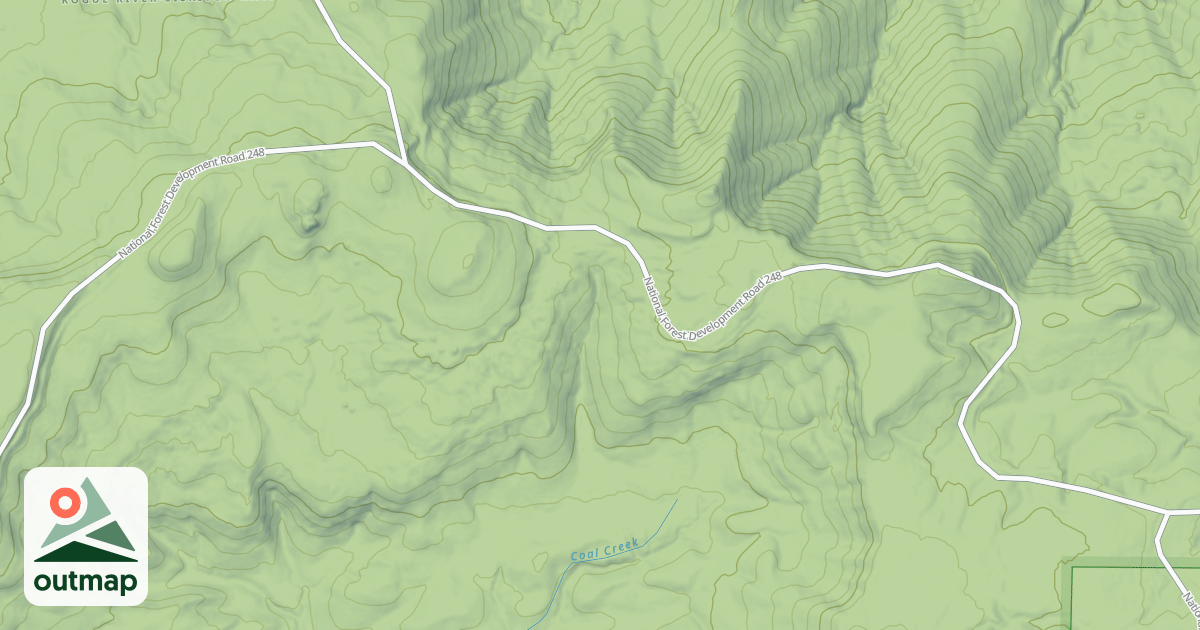 Map of COAL CREEK