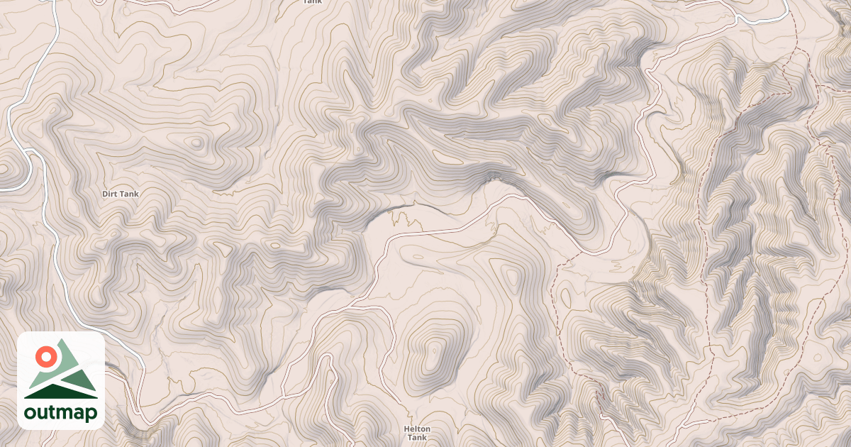 Map of DARK CANYON