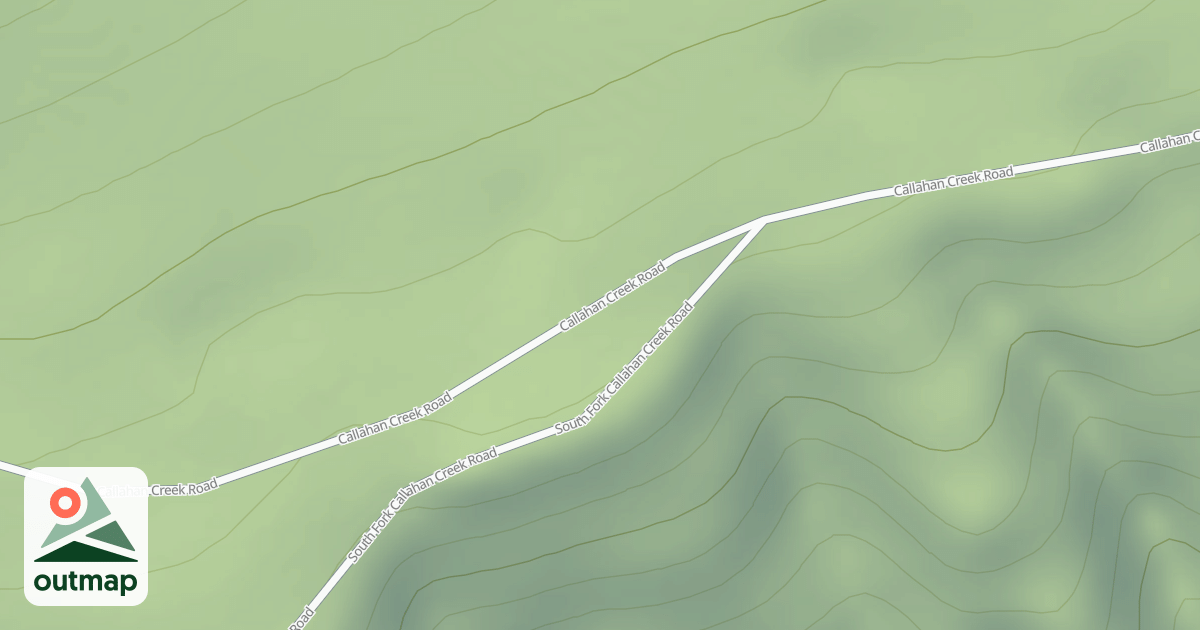 Map of CALLAHAN CREEK
