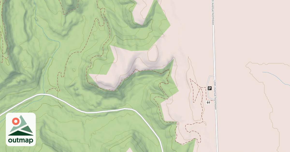 Map of Three Sisters Trail