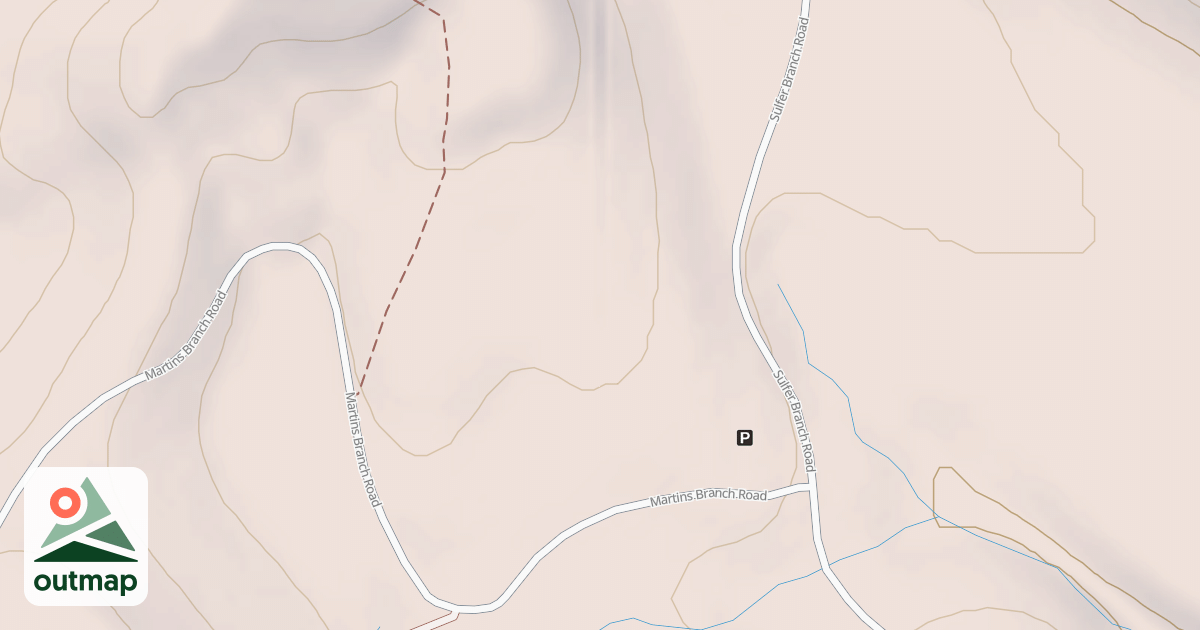Map of White Sulphur Ohv Trail