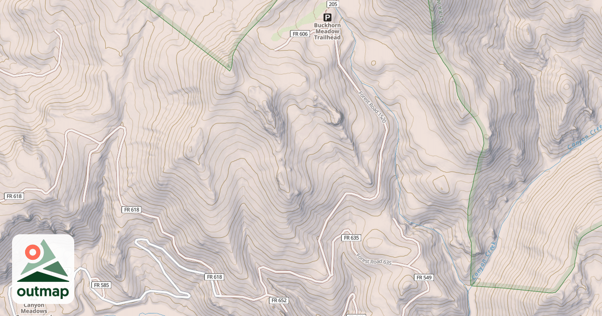 Map of CANYON MEADOWS MRS