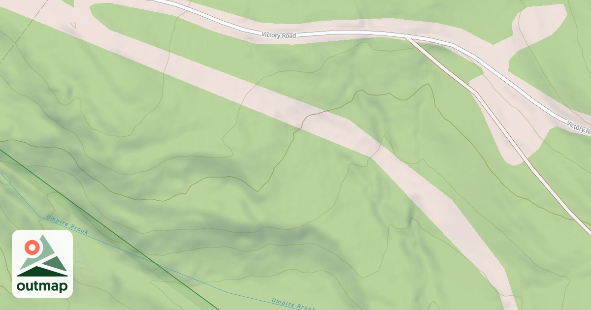 Map of Victory Basin Multi-use Trail