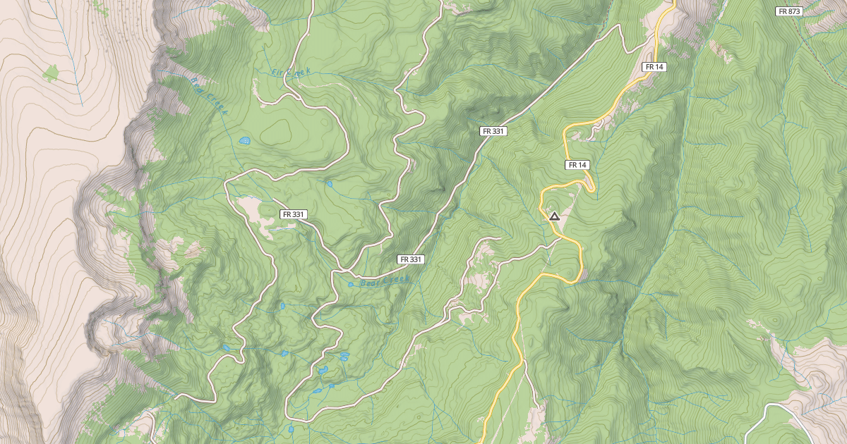 Map preview of DEL NORTE PEAK