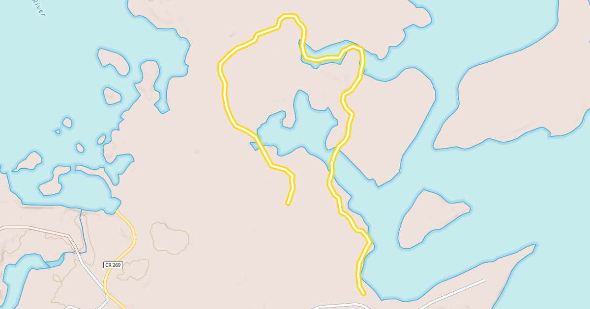 Map preview of Moose Tracks Trail