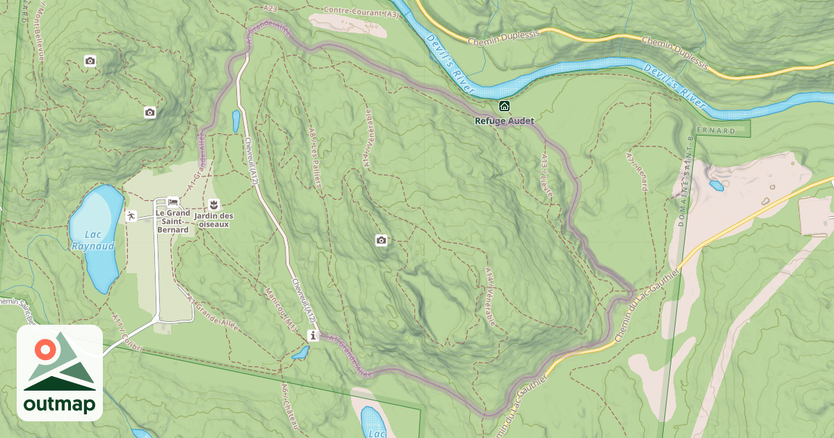 Map of A1 Grande-Allée