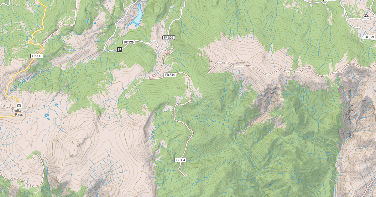 Map preview of DRY CREEK