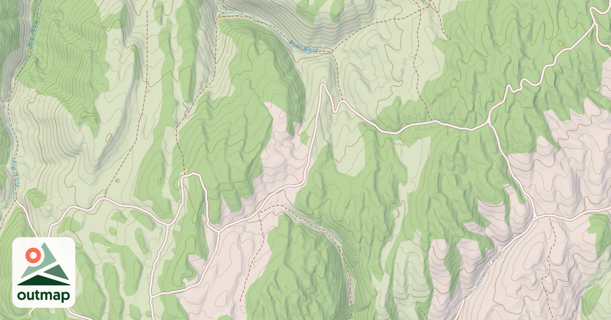 Map of PIG HOLE SPRINGS