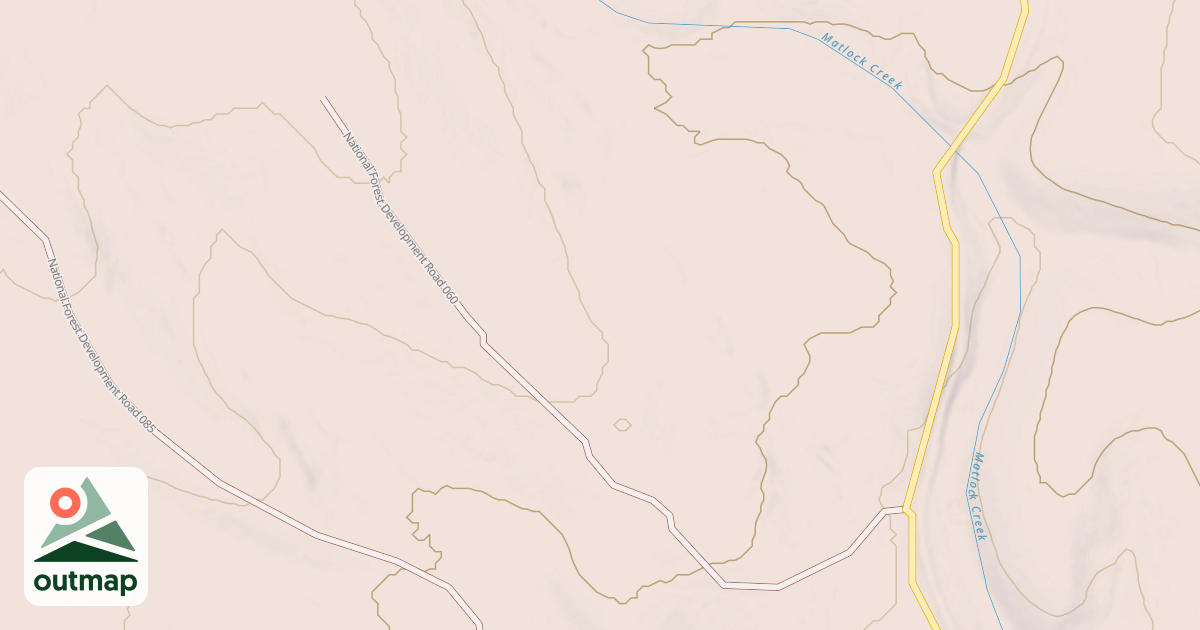 Map of USFS National Forest System Roads {43C27A2B-4E97-4544-BFC5-DC6288C885CF}