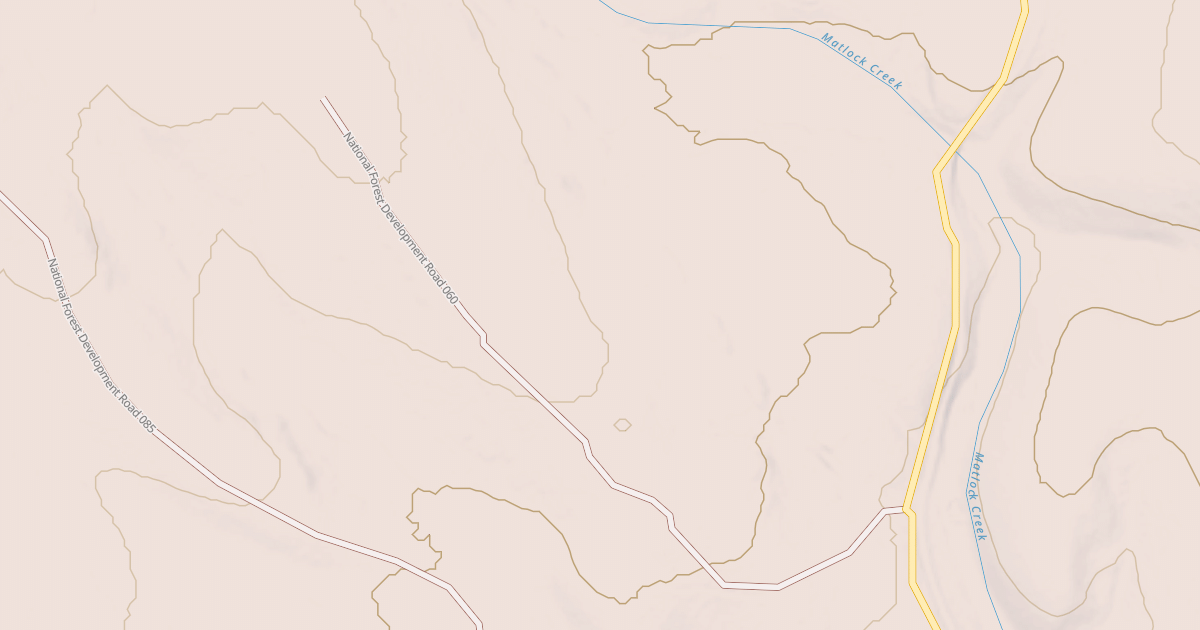 Map preview of USFS National Forest System Roads {43C27A2B-4E97-4544-BFC5-DC6288C885CF}