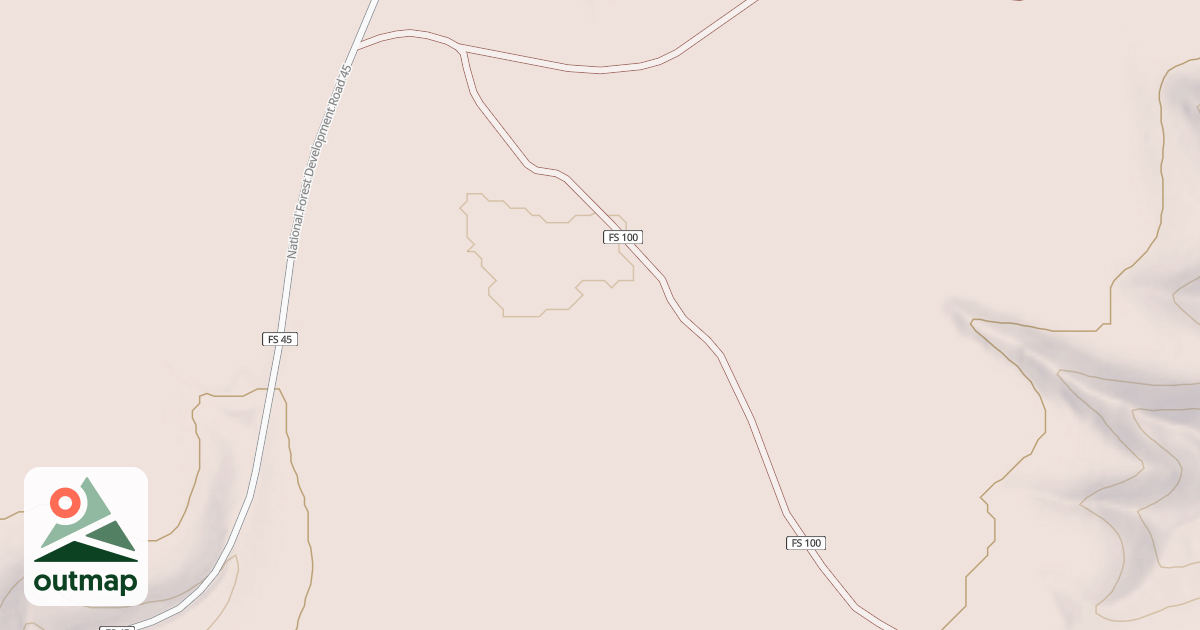 Map of CLOSED ROAD IS ON BLM LAND